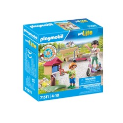 71511 - Playmobil My Life - Boîte à livres avec maman et enfant