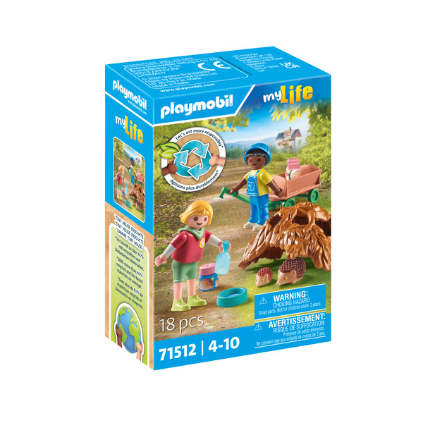 71512 - Playmobil My Life - Enfants avec famille de hérissons