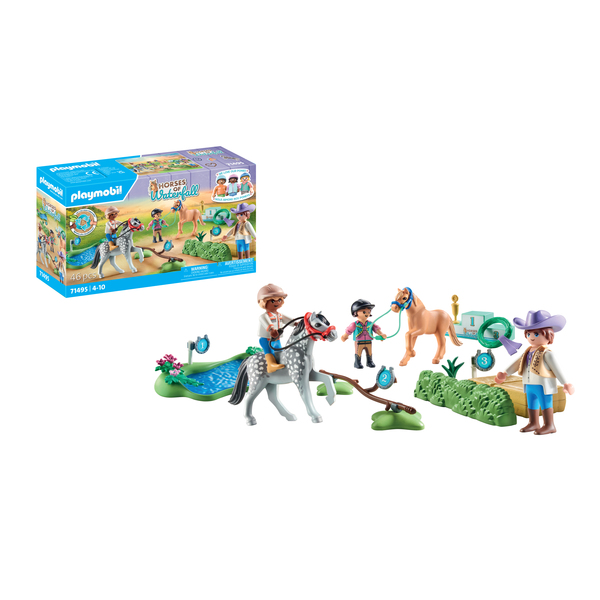 71495 - Playmobil Horses of Waterfall - Cavaliers poneys et saut d obstacles 