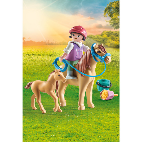 71498 - Playmobil Horses of Waterfall - Enfant avec poneys