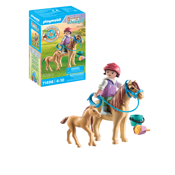 71498 - Playmobil Horses of Waterfall - Enfant avec poneys