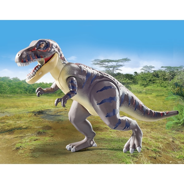 71524 - Playmobil Dinos - Explorateur avec moto et tyrannosaure