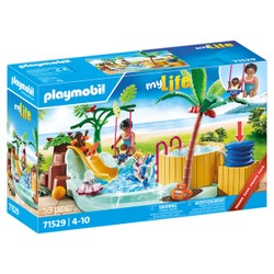 71529 - Playmobil my Life - Vacanciers avec piscine et bain à remous