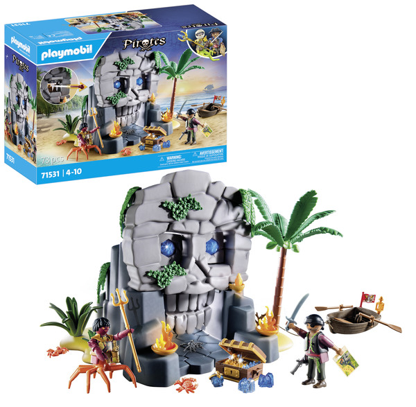 71531 - Playmobil Pirates - Ile au trésor et monstre marin