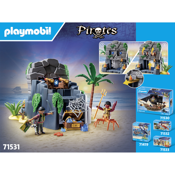 71531 - Playmobil Pirates - Ile au trésor et monstre marin
