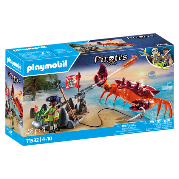 71532 - Palymobil Pirates - Pirate et crabe géant 
