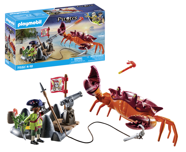 71532 - Palymobil Pirates - Pirate et crabe géant 