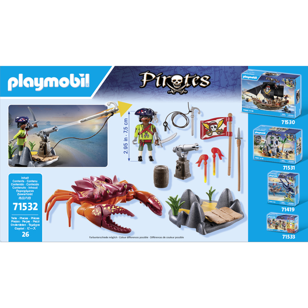 71532 - Palymobil Pirates - Pirate et crabe géant 