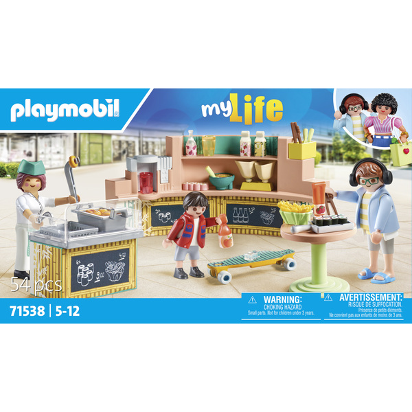 71538 - Playmobil My Life - Stand de restauration rapide