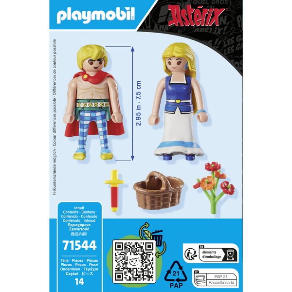 71544 - Playmobil Astérix - Tragicomix et Falbala