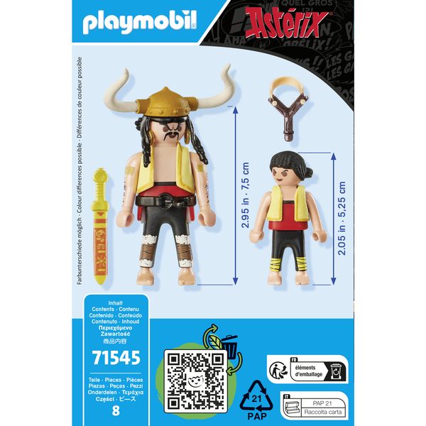 71545 - Playmobil Astérix - Soupalognon y Crouton et Pepe