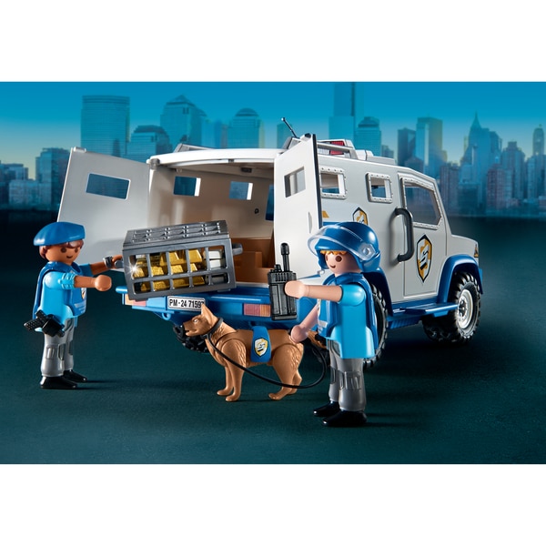 71597 - Playmobil Action Heroes - Fourgon blindé avec convoyeurs de fonds