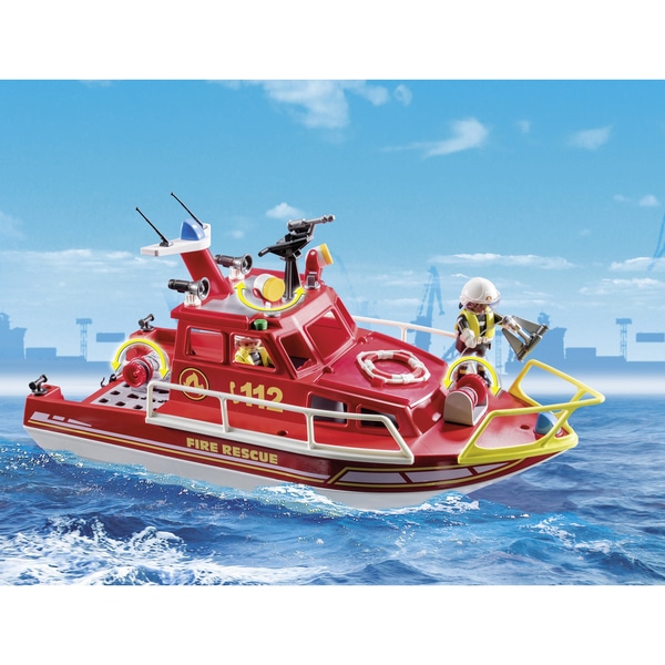 71598 - Playmobil Action Heroes - Bateau de sauvetage et pompiers