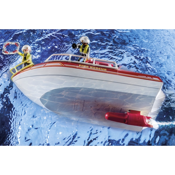 71598 - Playmobil Action Heroes - Bateau de sauvetage et pompiers