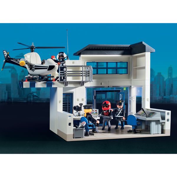 71602 - Playmobil Action Heroes - Poste de police et véhicules