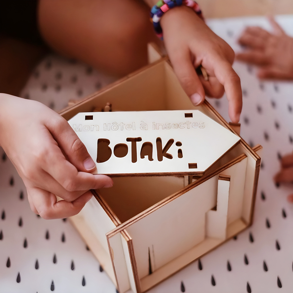 Kit DIY hôtel en bois pour insectes
