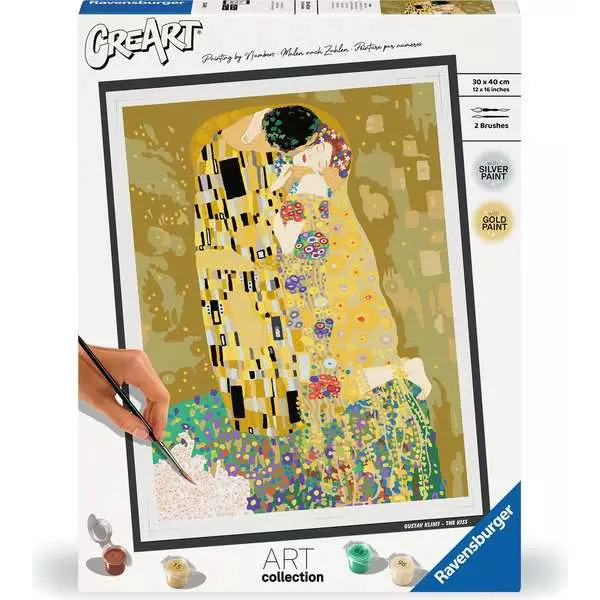 Peinture par numéros Klimt Le Baiser - CreArt 30 x 40 cm
