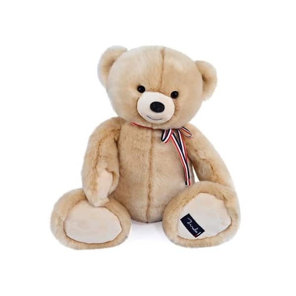 Peluche Gaby l Ours Français beige 50cm