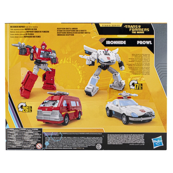 Figurines Ironhide et Prowl classe Deluxe - Transformers 