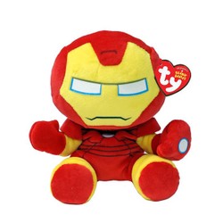 Peluche Beanie Babies - Iron Man - Small 15 cm 