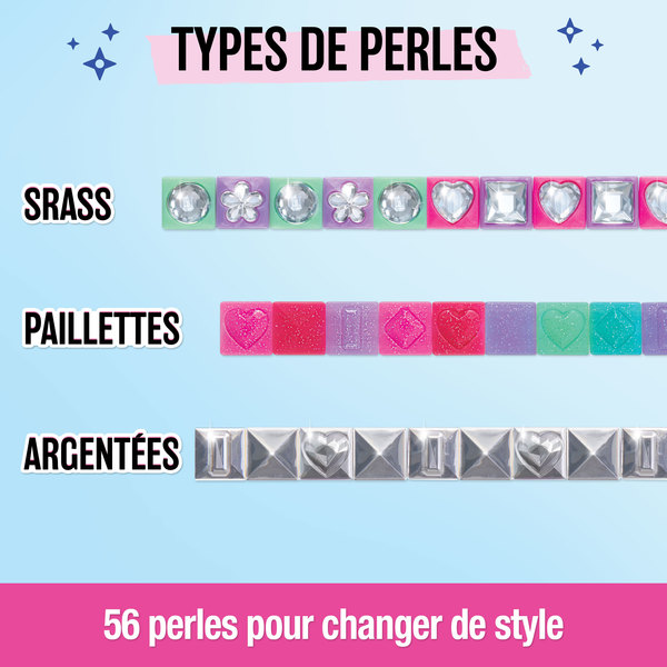 Coffret bracelets Pop Style strass et paillettes - Cool Maker