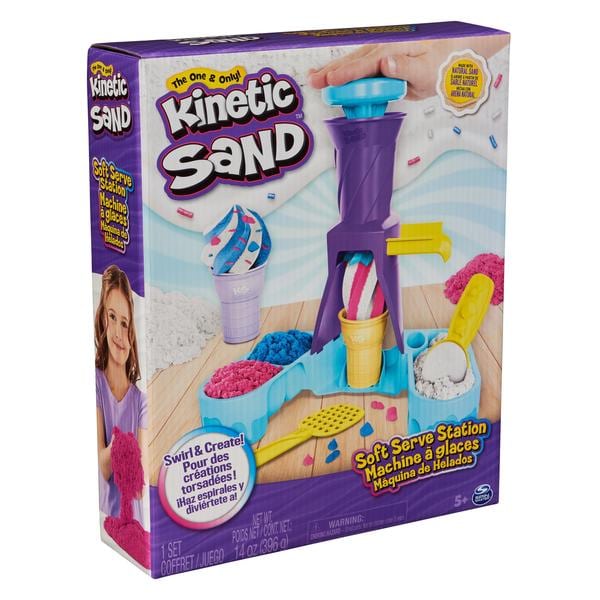 Kinetic Sand - Machine à glaces - Sable magique à modeler