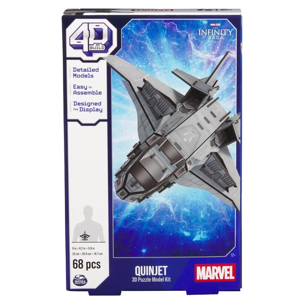 Mini Vaissseau Quinjet Avengers 4D Build - Marvel