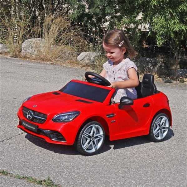 Voiture porteur électrique Mercedes SLC Cabrio Rouge