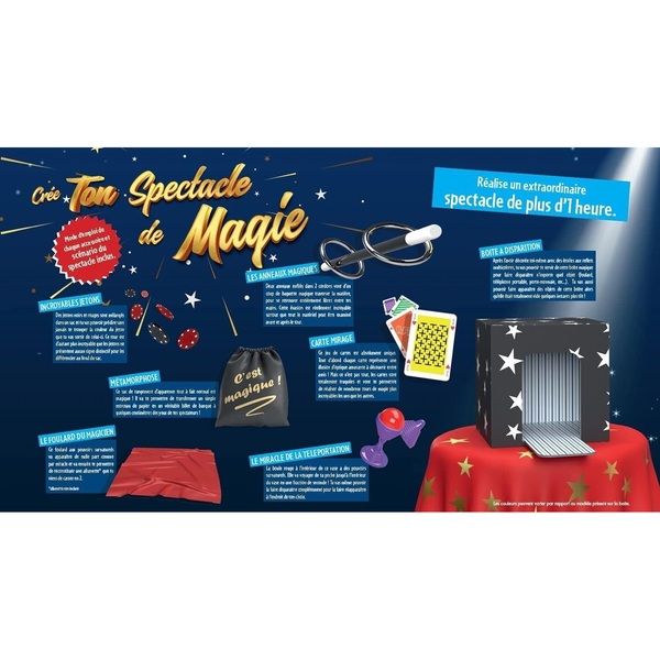 Coffret "Crée ton spectacle de magie"