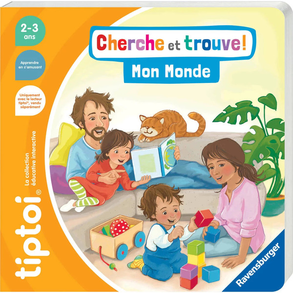 tiptoi® Cherche et Trouve Mon Monde – Livre interactif