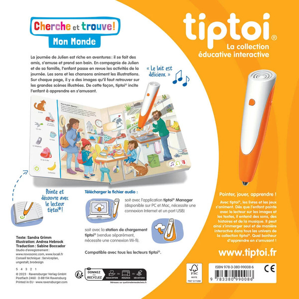 tiptoi® Cherche et Trouve Mon Monde – Livre interactif