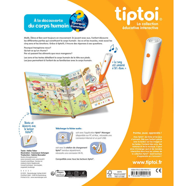 tiptoi® - À la découverte du corps humain
