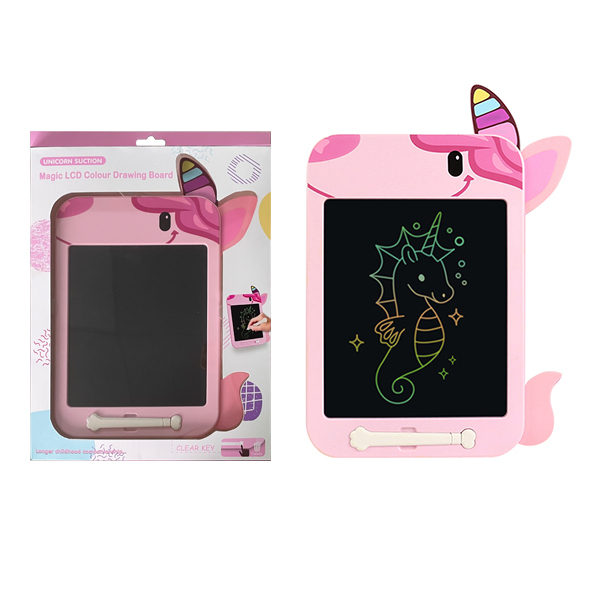 Ardoise magique licorne rose