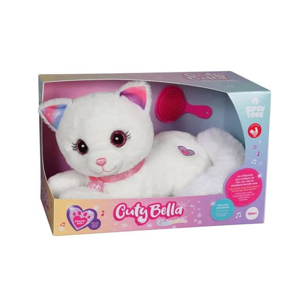 Peluche chat fashionista - Cuty bella