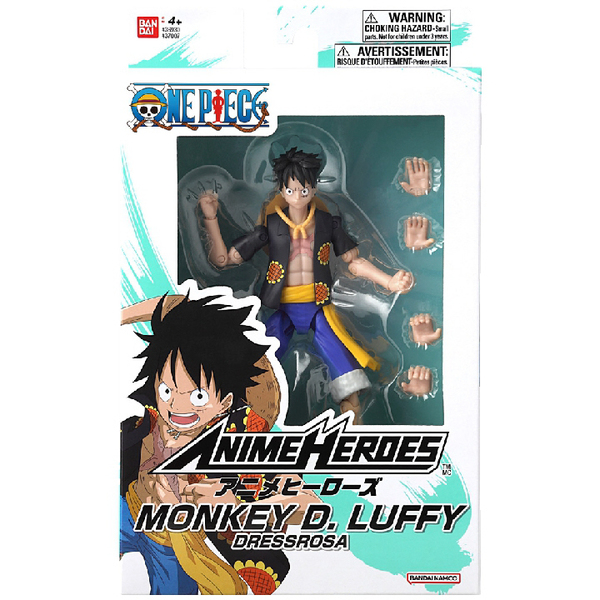 Figurine Luffy Anime Heroes Dressrosa 17cm - One Piece