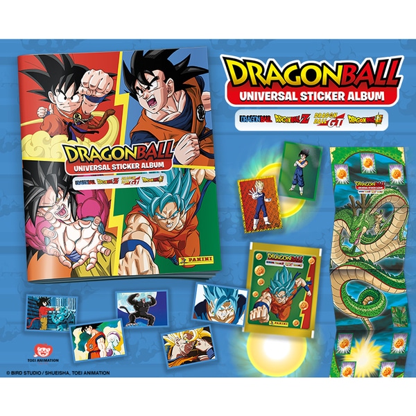 Dragon Ball stickers 12 pochettes + 1 offerte