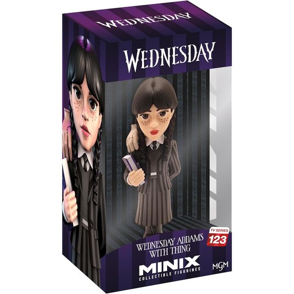 Figurine Minix Mercredi Addam et La Chose 12cm #123