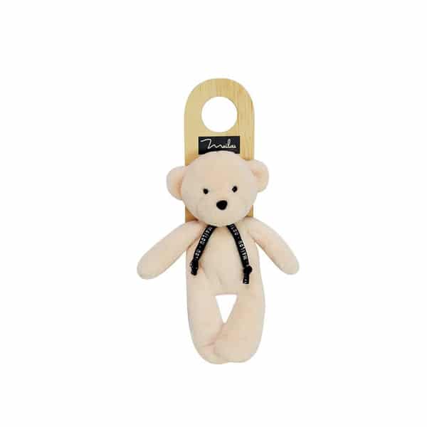 Peluche ours Dorlotin ivoire 23cm