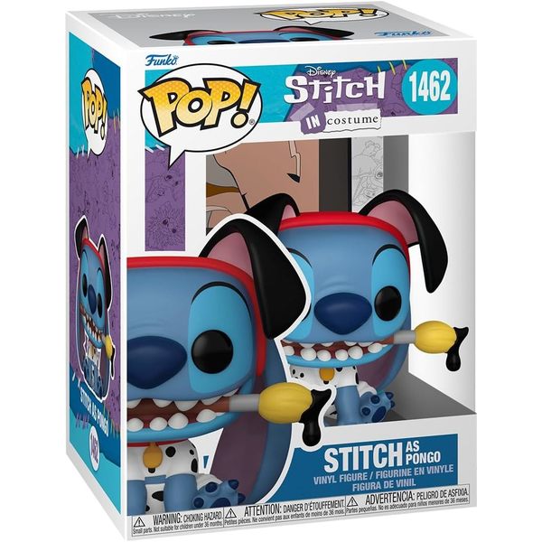 Figurine Stitch en Pongo - Funko Pop - N°1462