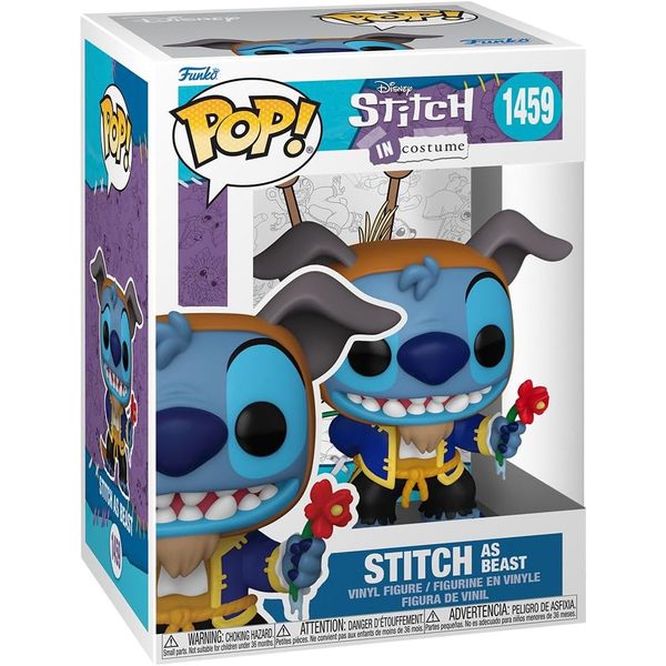 Figurine Stitch déguisé en La Bête - Funko Pop - n°1459