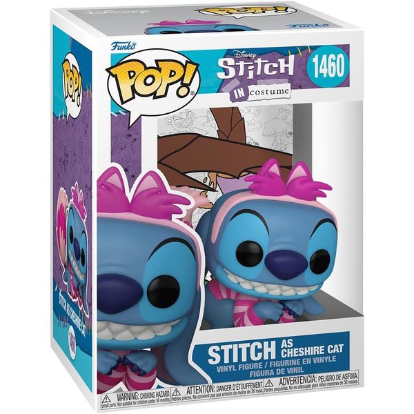 Figurine Stitch en Chat Cheshire - Funko Pop - N°1460