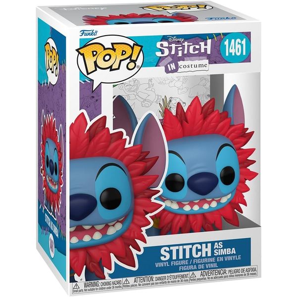 Figurine - Stitch en Simba - Funko Pop - N°1461