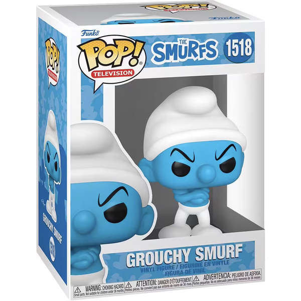 Figurine Schtroumpf grincheux - Funko Pop n°1518