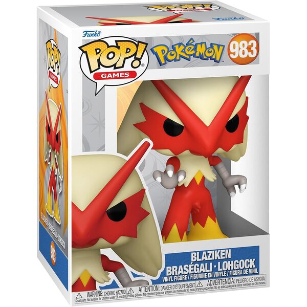 Figurine Braségali Pokémon - Funko Pop n°983