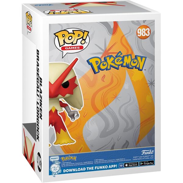 Figurine Braségali Pokémon - Funko Pop n°983