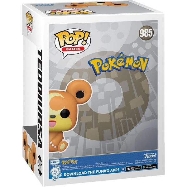 Figurine Teddiursa Pokémon - Funko Pop n°985