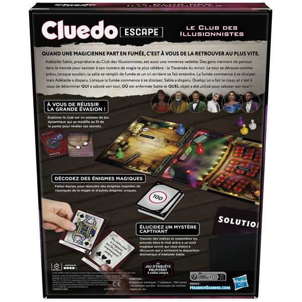 Cluedo façon Escape Game - Le Club des Illusionnistes