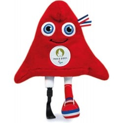 Peluche mascotte officielle Jeux Paralympiques Paris 2024 - 23cm