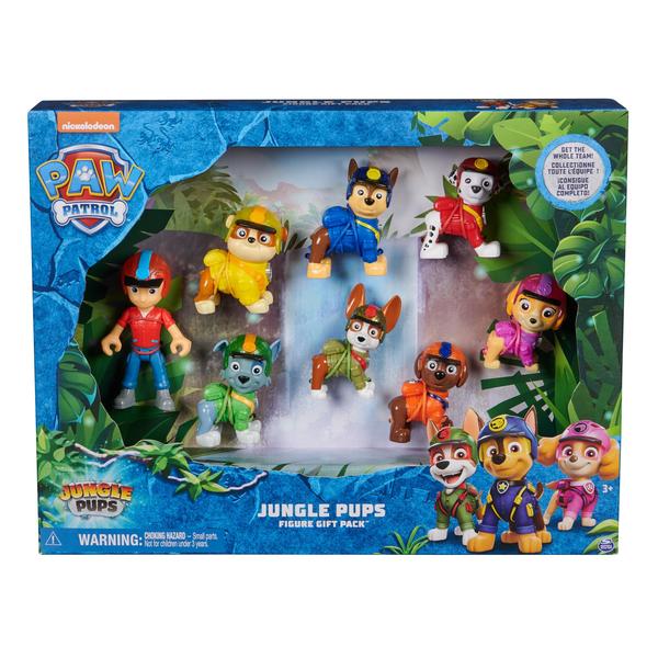 Pack 8 figurines Pat Patrouille Jungle Pups - Pat Patrouille