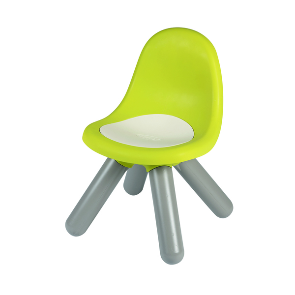 Chaise en plastique verte enfant - intérieur et extérieur